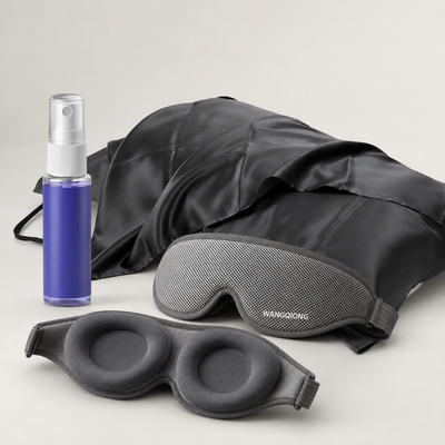 Dozely™ Complete Sleep Set — Mask + Pillowcase + Spray