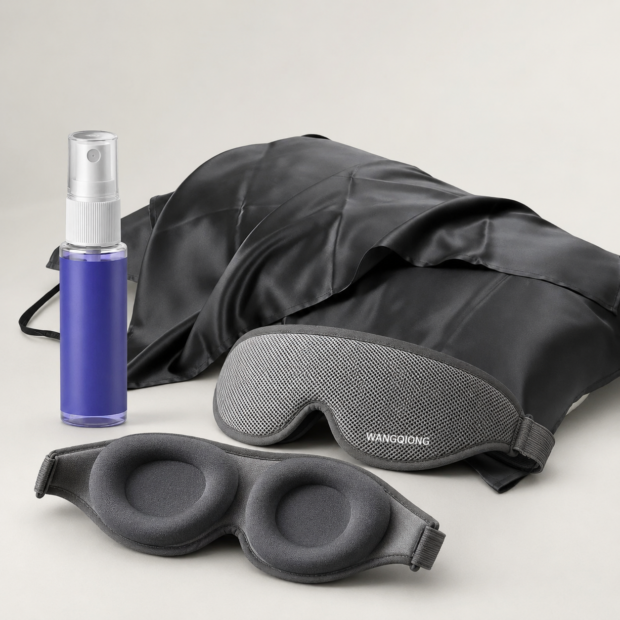 Dozely™ Complete Sleep Set — Mask + Pillowcase + Spray