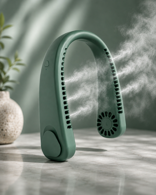 Dozely™ CoolBreeze — Wearable Neck Cooler with Mist